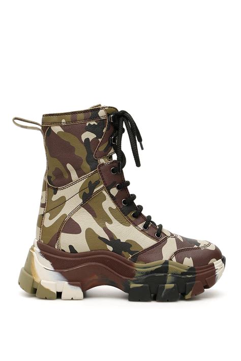 prada camouflage combat boots|prada ankle boots women's.